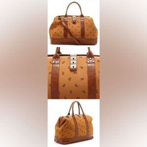 ModCloth weekender bicycle print bag